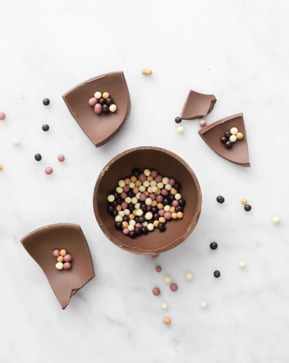 Smashed Chocolate Bauble