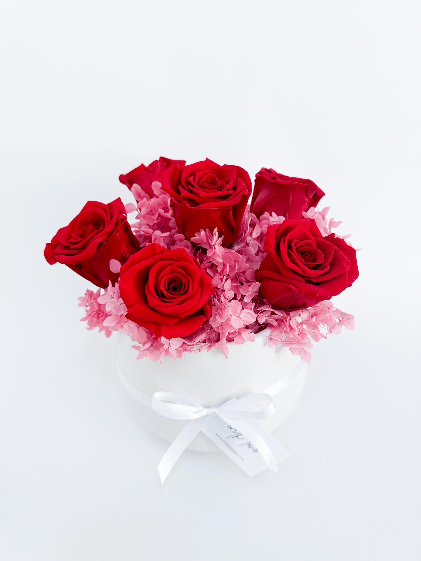 Half a Dozen Forever Rose - Red