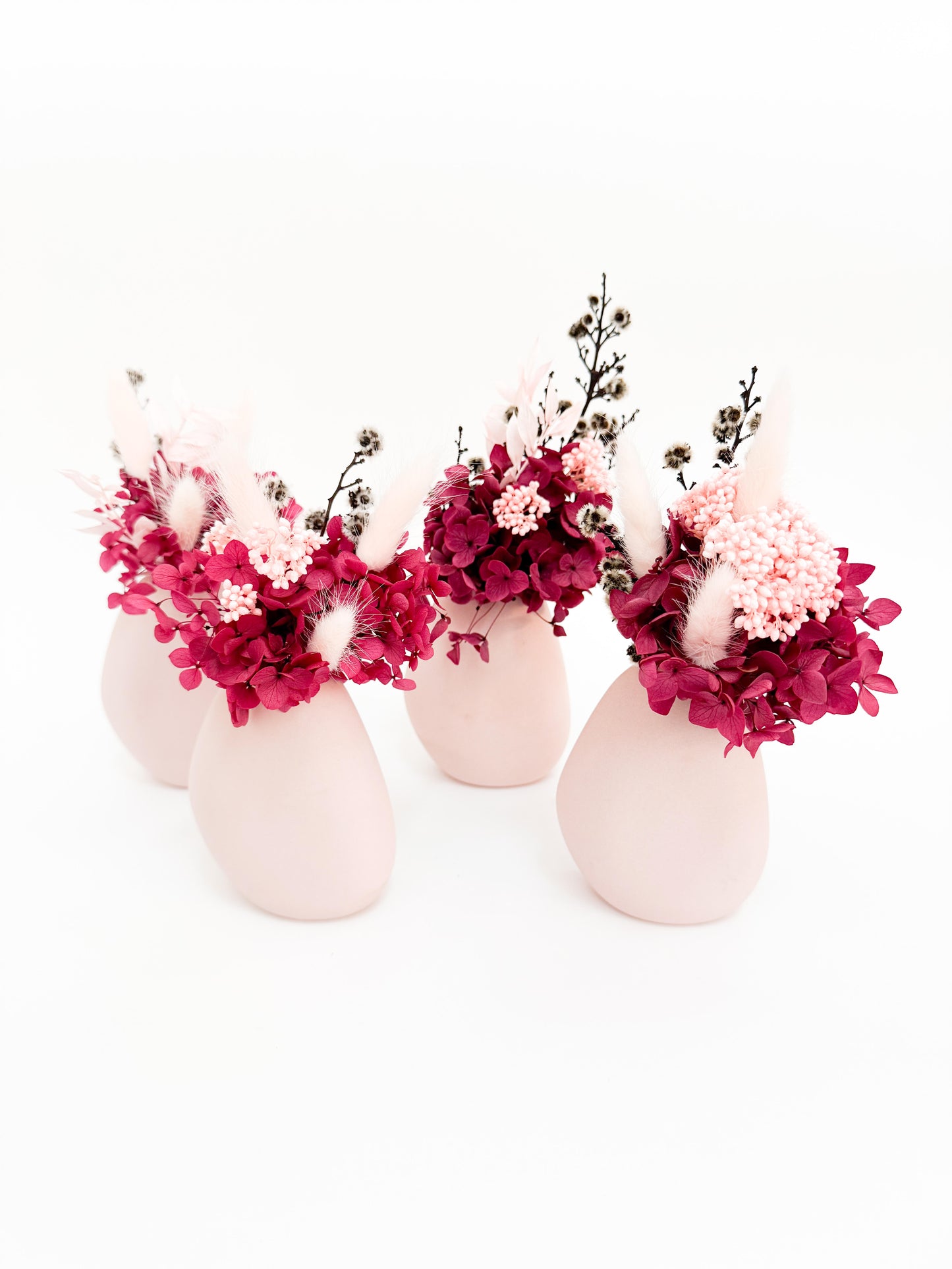 Small Forever Blooms - Burgundy & Pink