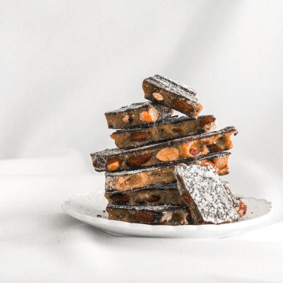 Dark Chocolate & Almond Toffee | 85g Jar