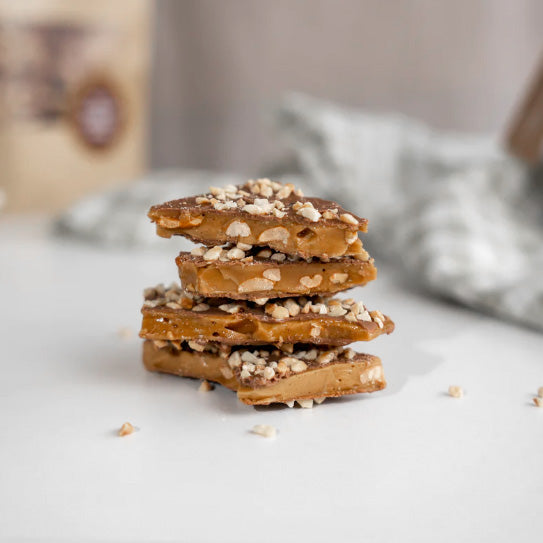 Milk Chocolate & Peanut Toffee | 85g Jar