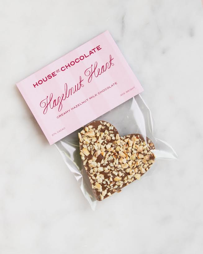 Hazelnut Milk Chocolate Mini Heart