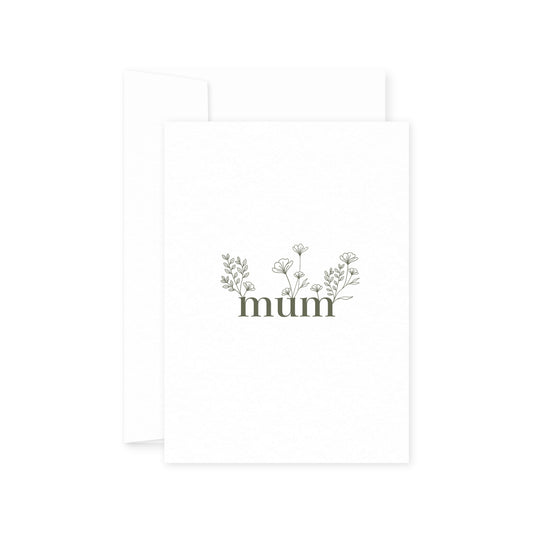 Card - Botanical Mum