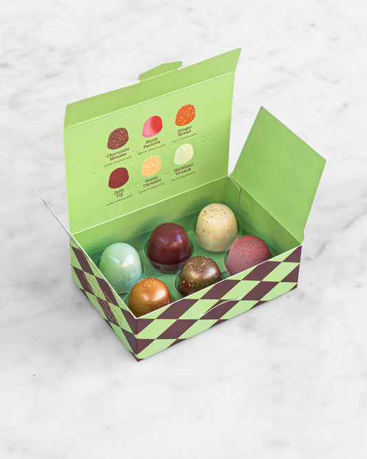 Merry Christmas Six Piece Christmas Bonbon Selection