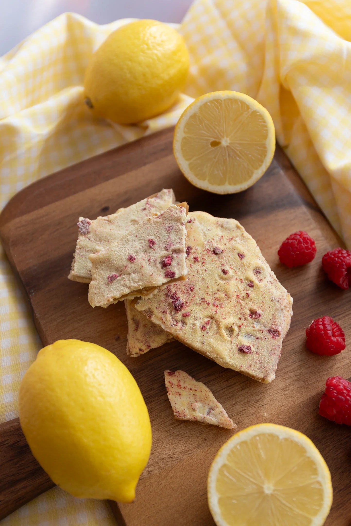 White Chocolate Raspberry & Lemon Toffee | 200g Jar