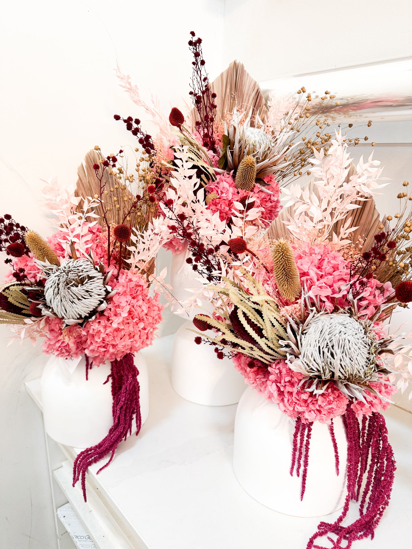 Forever Blooms - Large White Ceramic