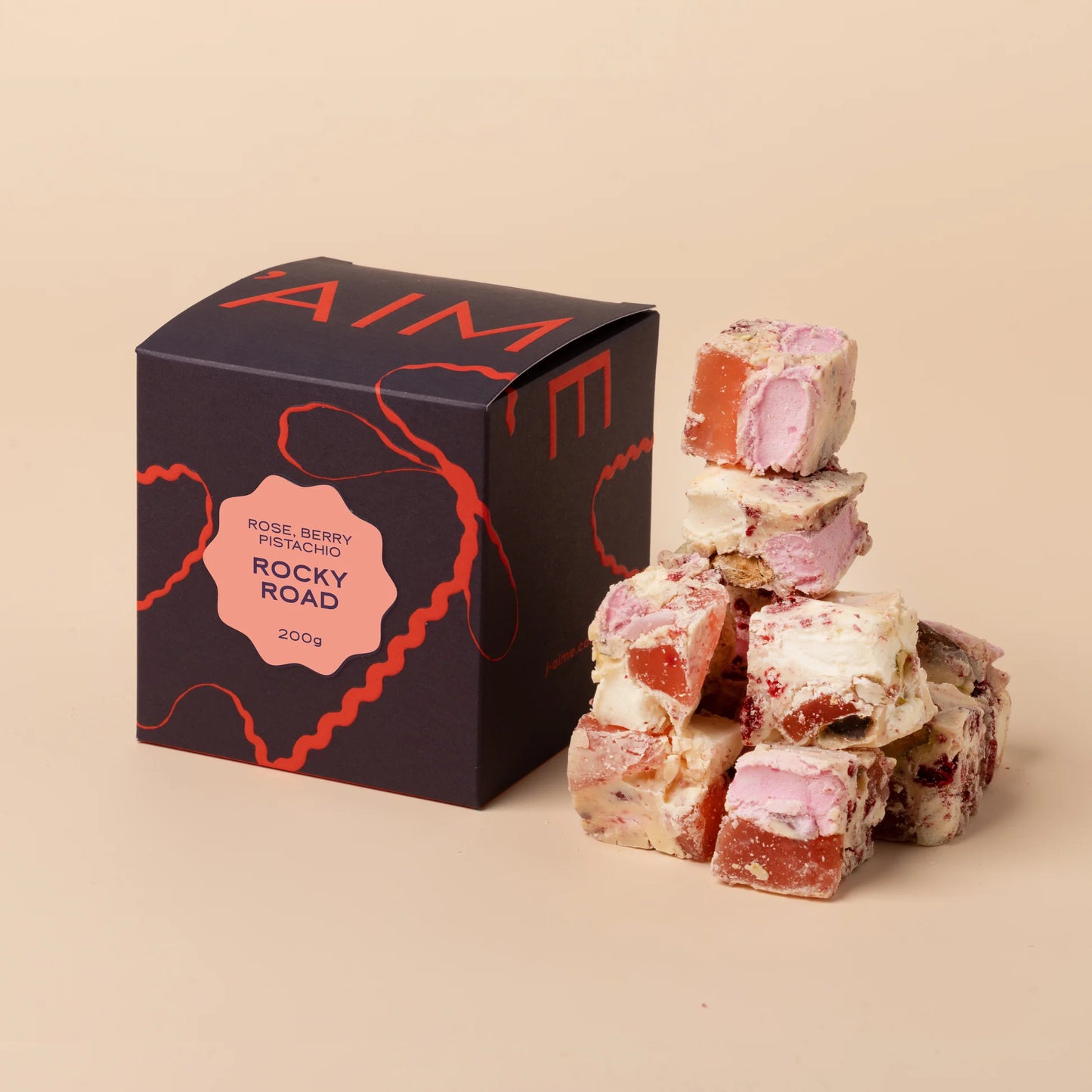 Rose, Berry & Pistachio Rocky Road