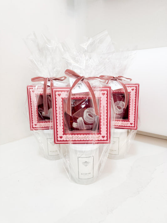 Heart Chocolate + Candle