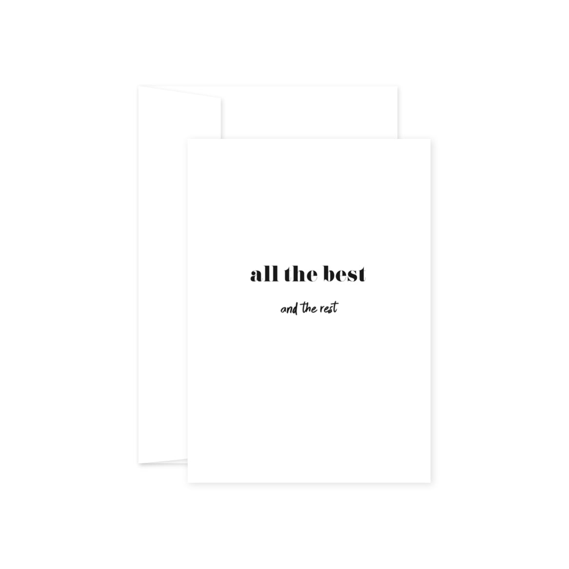 Card - All the best