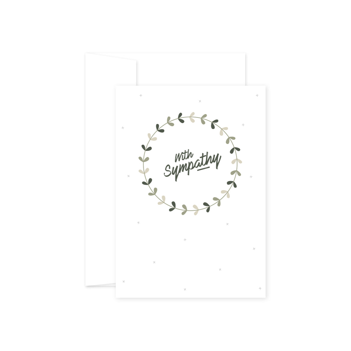 Card - Sympathy Wreath