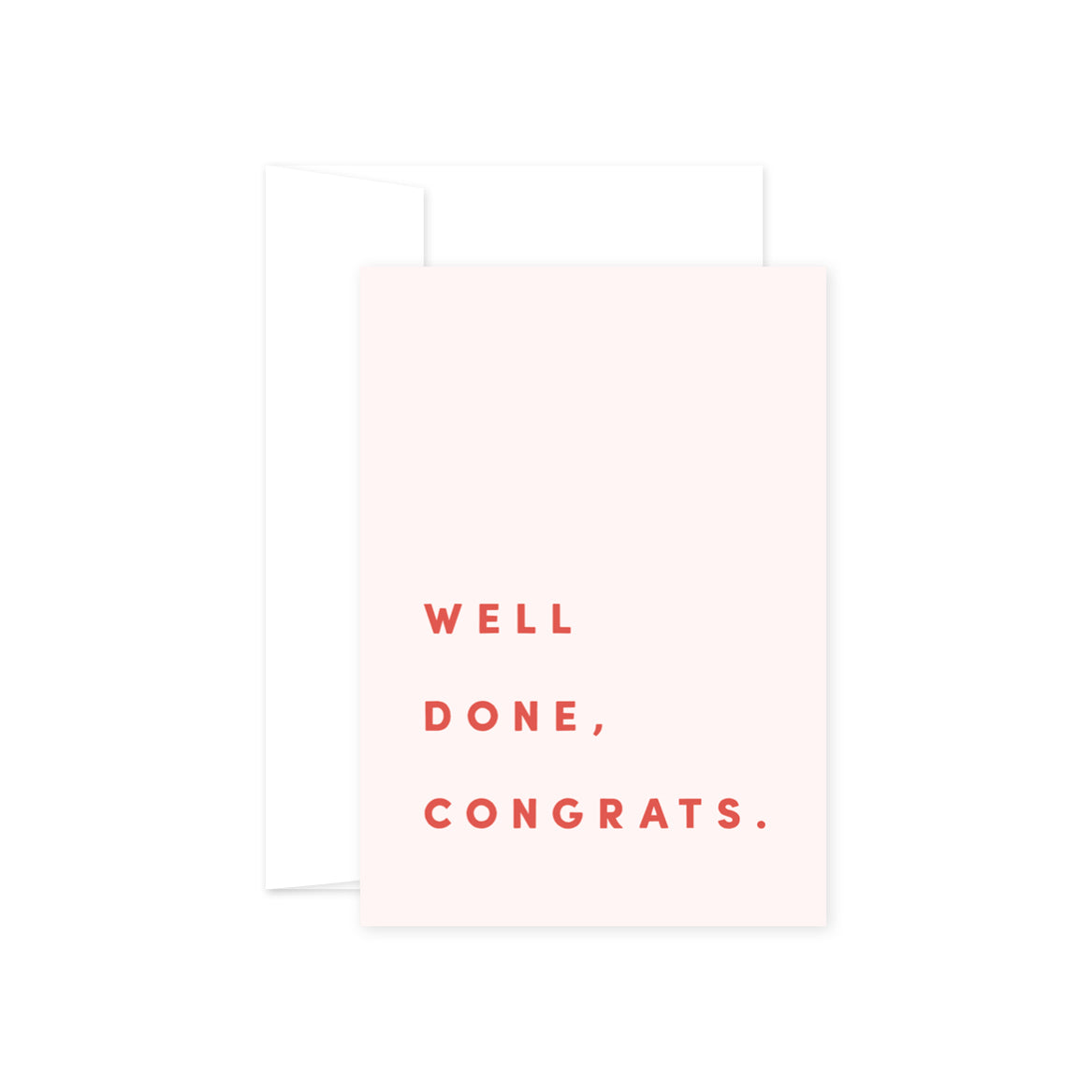 Card - Well done, congrats
